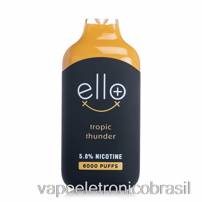 Vape Eletronico Blvk Ello Plus 6000 Descartável Tropic Thunder Ice